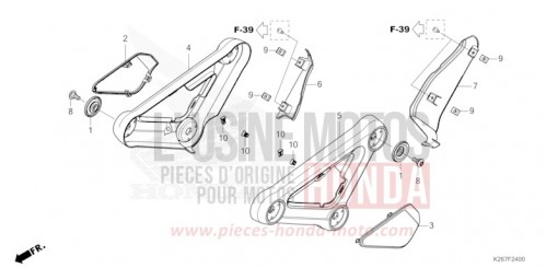 SIDE COVER MSX125AN de 2022
